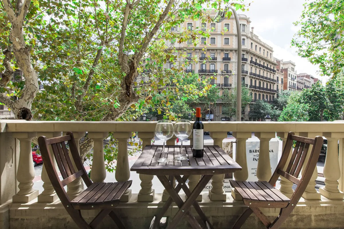 Balcon Appartements Rambla Catalunya Suites Trendy