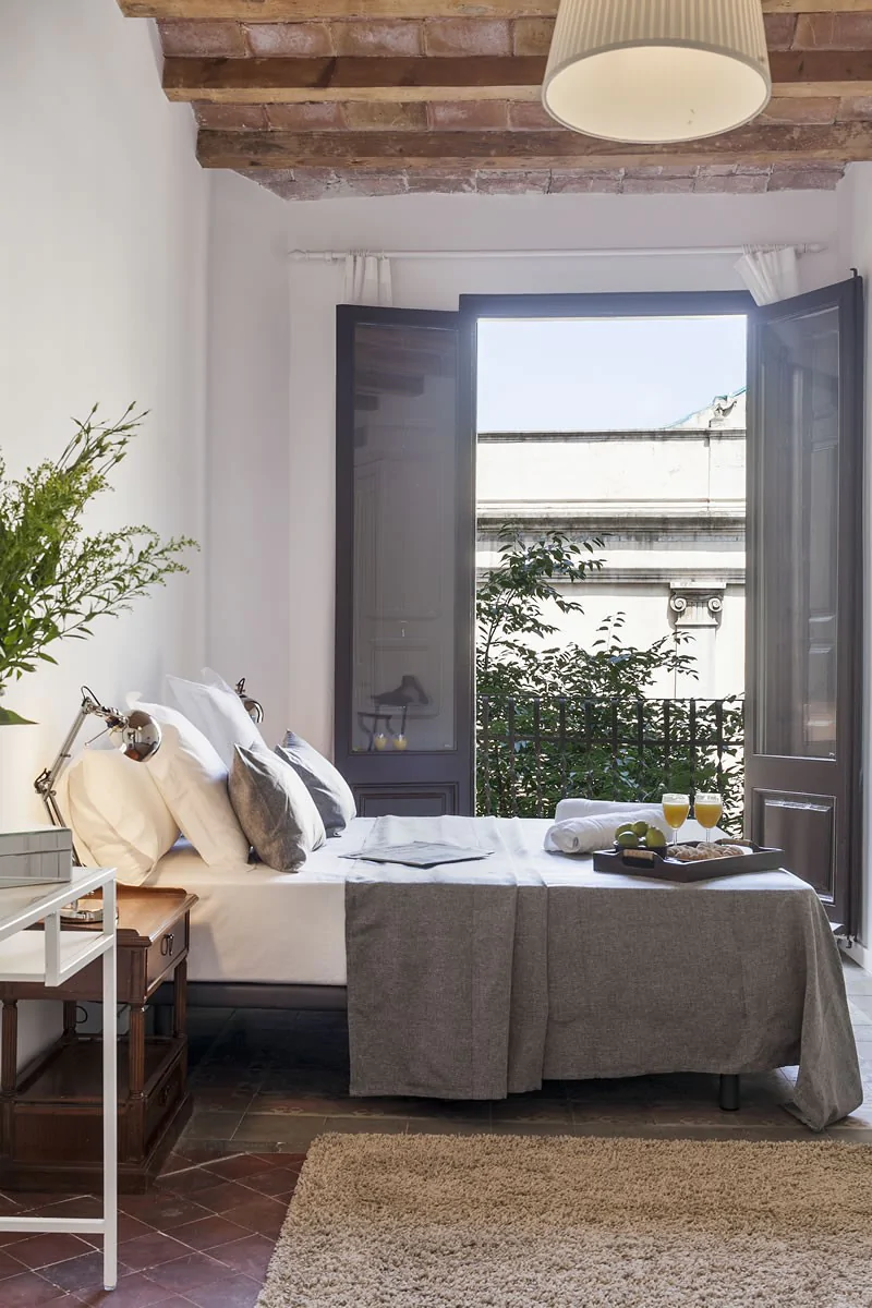 Bedroom Charming Flats Stylish Terrace