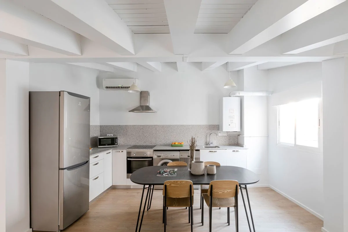 Kitchen Accommodation Calle Mayor Apartments Design