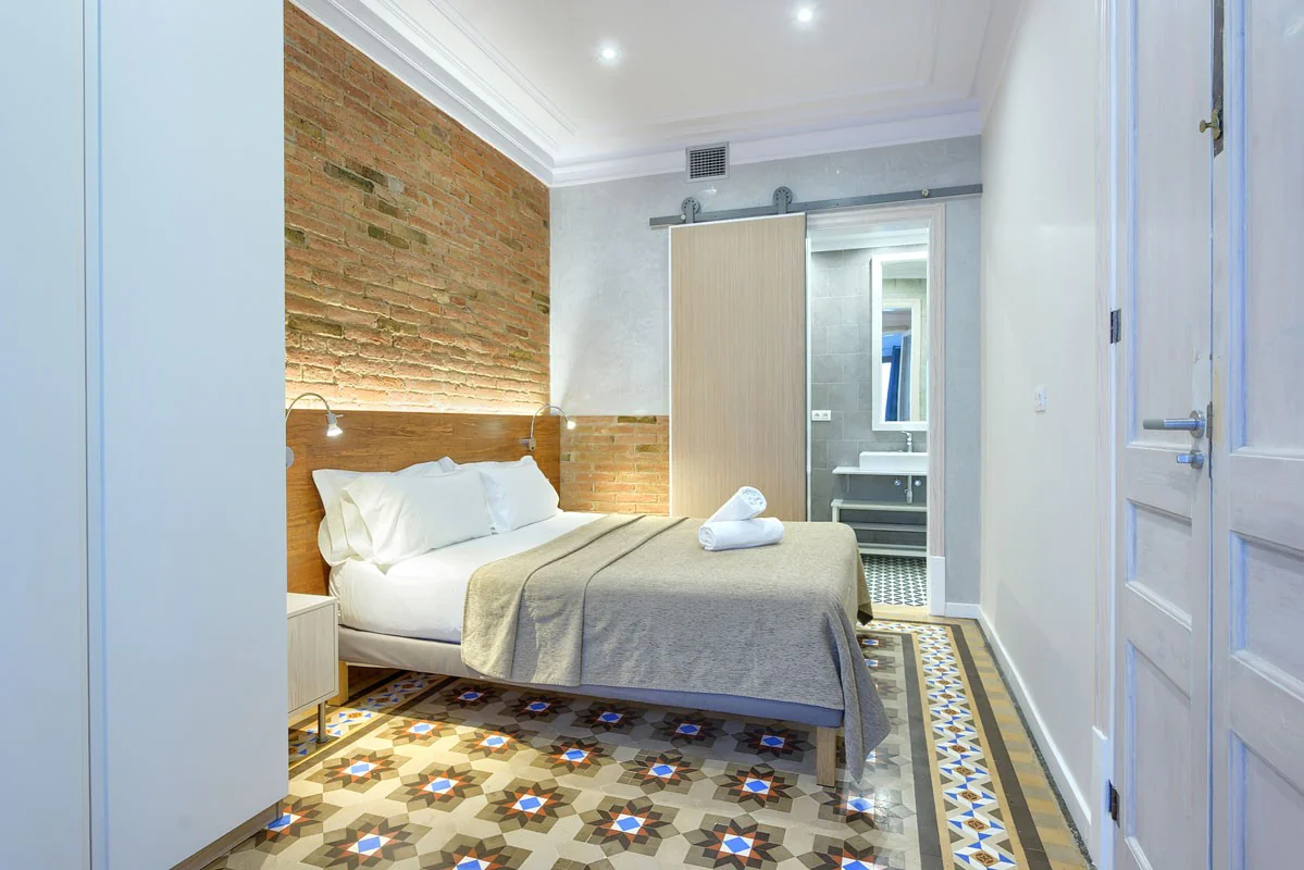 Bedroom - Fuster Apartments - Stylish Interior