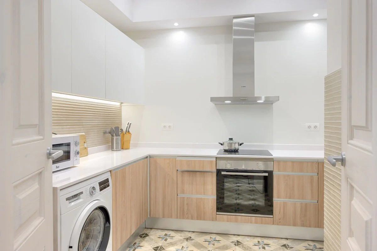 Kitchen - Fuster Apartments - Stylish Interior